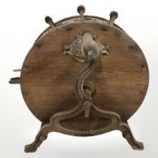 A S Nye & Co improved knife sharpener, height 49 cm.