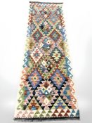 A Chobi Kilim runner,
