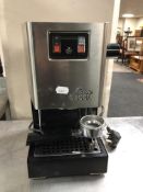 Two Gaggia commercial coffee machines.
