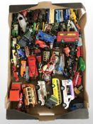 A quantity of die cast vehicles including Dinky, Corgi, etc.