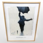 After Alexander Millar : Singin' in the rain, colour print,