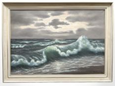 Danish School : A rural track in autumn, oil on canvas,