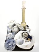 A group of continental porcelain including Bing & Grondahl, Royal Copenhagen, coffee set,