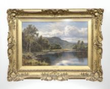 Henry H Parker (1858-1930) The River Conwy, North Wales, oil on canvas, signed verso, 50cm by 75cm.
