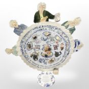 An Annette Poulson mosaic plaque 