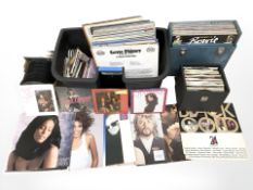 Vinyl LP records and 7