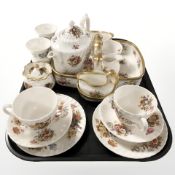 An Aynsley Summertime porcelain tea for two,