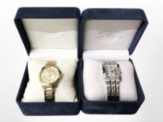 Two gents Rotary calendar wristwatches, boxed.