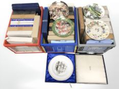 Assorted collectors plates including Spode, Wedgwood, Danbury Mint, etc.