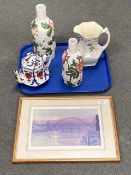 After Ivan Lindsay : The Bridges of Newcastle and Gateshead, signed limited edition print,