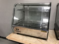 A Buffalo model CD231 commercial stainless steel food cabinet.