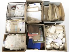 A vast quantity of loose stamps and other philatelic materials.