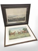 After Raoul Millais : Finnure, Silver Fame and Roimond, colour print, 39 cm x 55 cm,