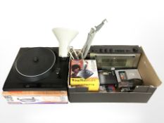 A Denon automatic turntable DP-35F,