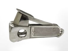A silver cigar cutter, Birmingham 1985, length 6.5cm CONDITION REPORT: 30.
