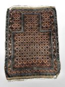 A Balouch prayer rug, Afghanistan,