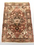 A Hamadan rug, North West Iran,