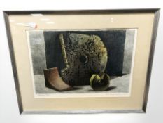 Continental School : Still life study, colour printed,