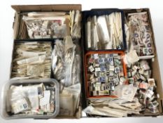 A very large quantity of 20th century loose stamps.