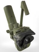 A Hensoldt Wetzlar tracker telescope series 4858, length 37 cm.