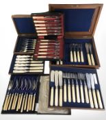 Four canteens of EPNS cutlery.