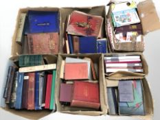 A quantity of albums some containing stamps, some first day covers,