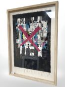 Charlotte Yele : Fabric Fragment II, 52 cm x 72 cm.