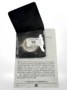 A Westminster Collection issue : United States of America Morgan Dollar 1886, .900 silver, 26.