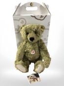 A Steiff Classic mohair teddy bear, No. 4810, boxed with tags.