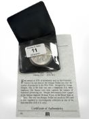 A Westminster Collection issue : United States of America Morgan Dollar 1900, .900 silver, 26.