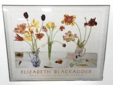 A Elizabeth Blackadder exhibition gallery print,