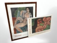 A Matisse Gallery print,