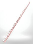 A large folding wooden 2.5m rule.