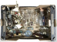 A quantity of ships in bottles and further model ships.