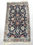 A Nain rug, Central Iran,