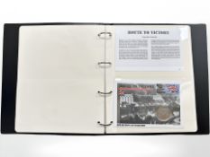 A folder of World War II 'Route to Victory' coin cover collections, Battle of Kursk,