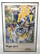 A Asger Jorn exhibition gallery print,