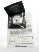 A Westminster Collection issue : England '66 Victory £5 .925 silver proof coin, 28.