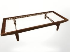 A Danish teak day bed base,