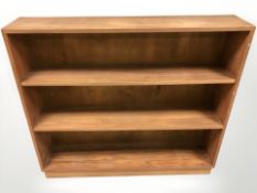 A Danish teak open bookcase,