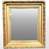 A 20th century gilt framed mirror, 66 cm x 73 cm.