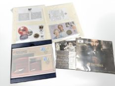 A group of commemorative editions to include : The Lord of the Rings collectors stamps 'The Final