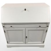 A painted pine bureau, 96 cm x 52 cm x 105 cm.