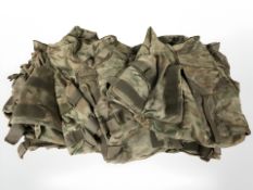 A quantity of military DPM all terrain pattern clothing.