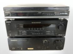 A Technics multi compact disc player SL-PC25,