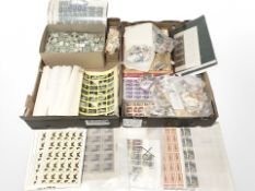 A very large quantity of 20th century loose stamps, further stamp sheets, etc.