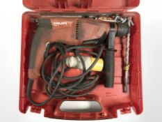 A Hilti TE 1 drill, boxed.