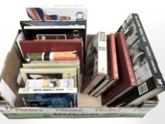 A collection of volumes relating to Sir Winston Churchill.