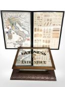 A Guinness advertising mirror, width 61 cm,