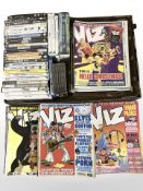 A quantity of Viz magazines, PC and Nintendo Wii games, classical CDs, etc.